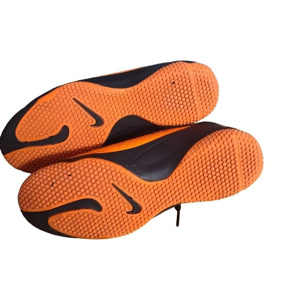 Nike Hypervenom black and orange sneakers kids 5Y - Picture 9 of 11